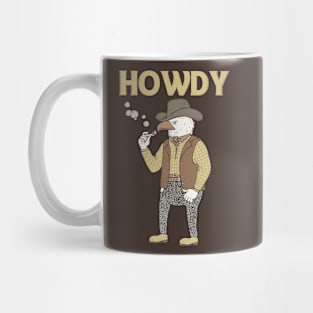 Howdy Eagle Cowboy Mug